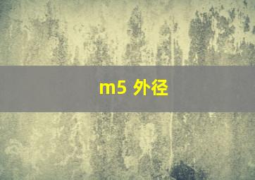 m5 外径